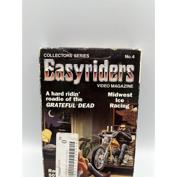 Easyriders Video Magazine VHS -Episode #4 A Hard Ridin Roadie M Forbes Last Ride - Picture 4 of 9